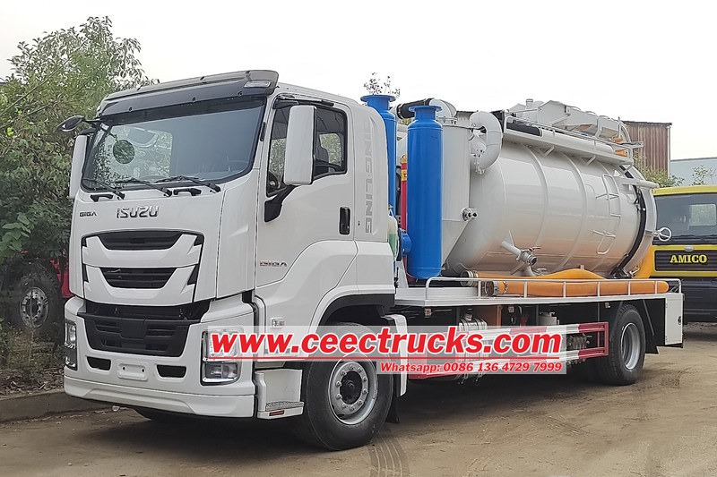 Isuzu Giga 10,000 liters Combined jetting truck