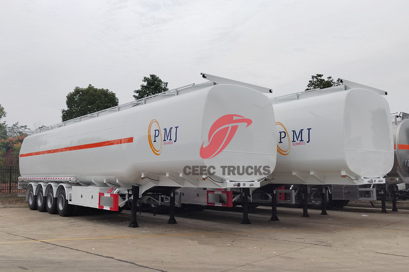 4 axles 60,000 liters oil tank Delivery semitrailer